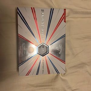 Callaway Supersoft golf balls. 12 golf balls in the box never been opened
